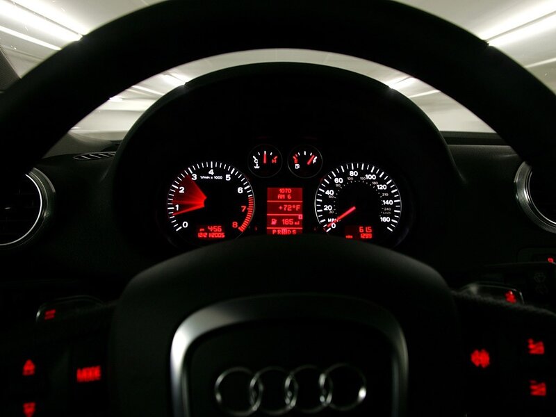 Audi dashboard view