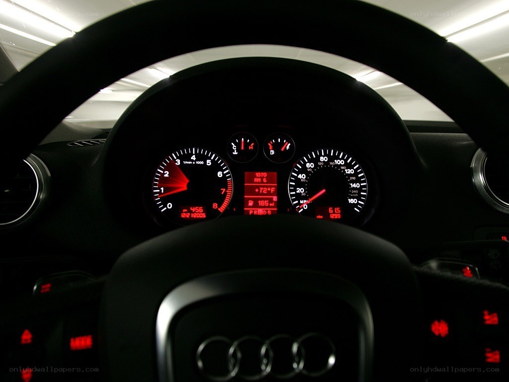 Audi dashboard view