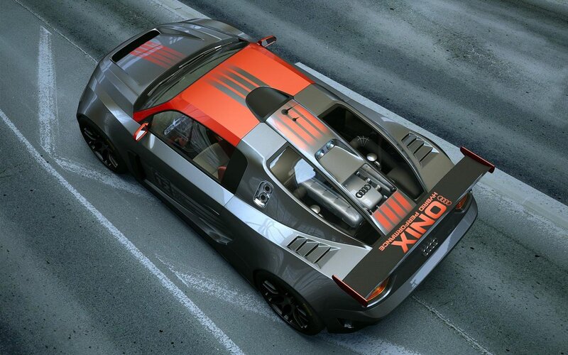Audi E-tron Concept Car — Gray