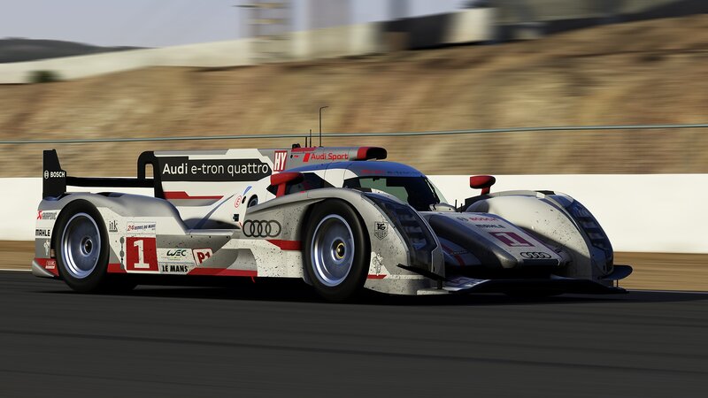 Audi E-tron Quattro Race Car — White