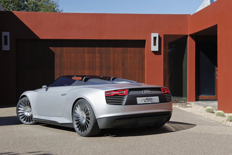Audi e-tron Spyder concept car