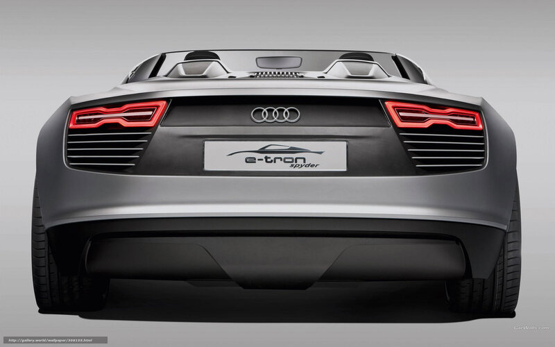 Audi E-tron Spyder — Gray