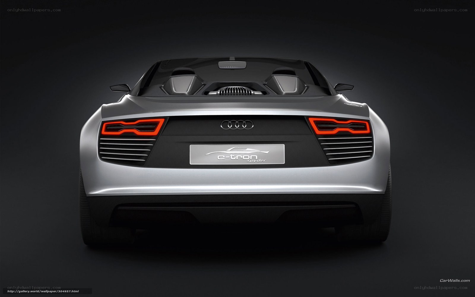 Audi e-tron Spyder rear view