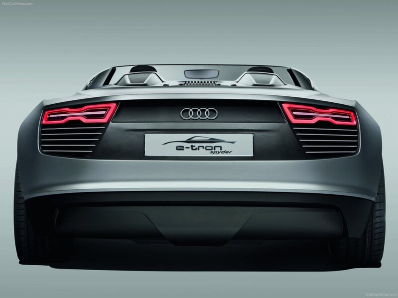 Audi e-tron Spyder rear view