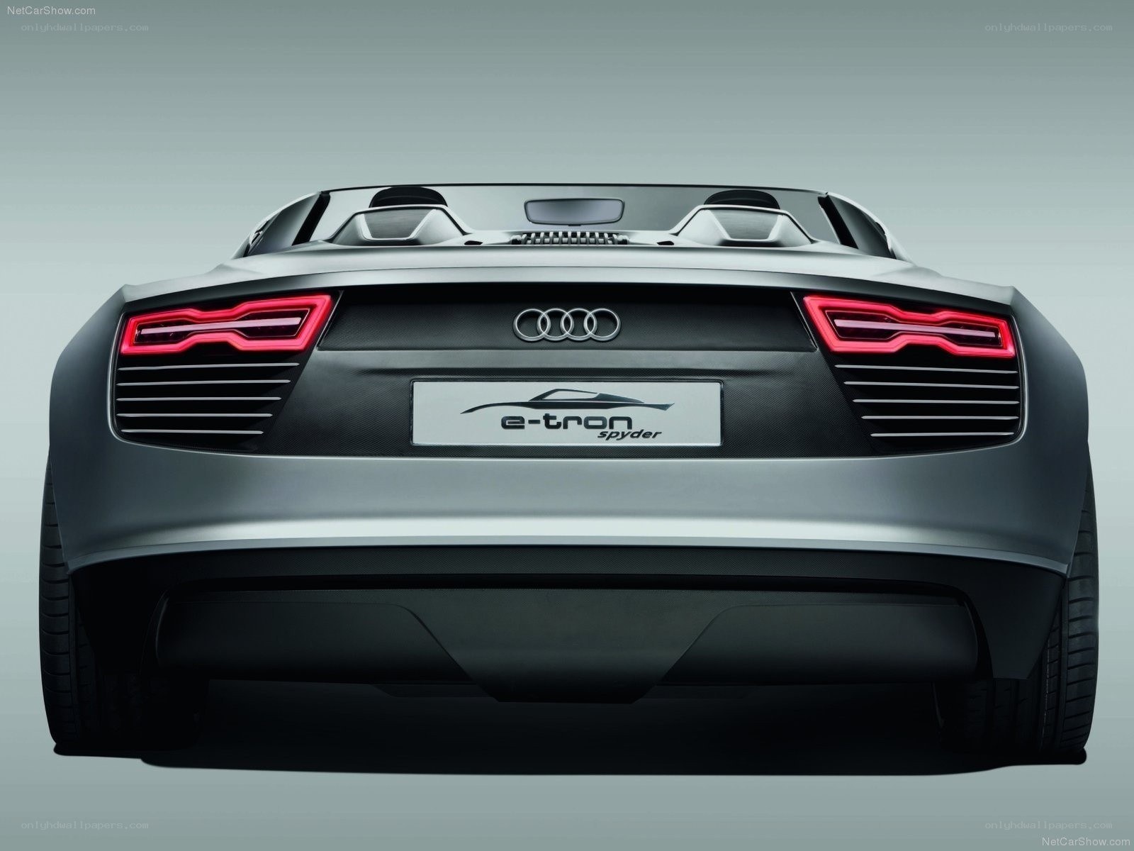 Audi e-tron Spyder rear view