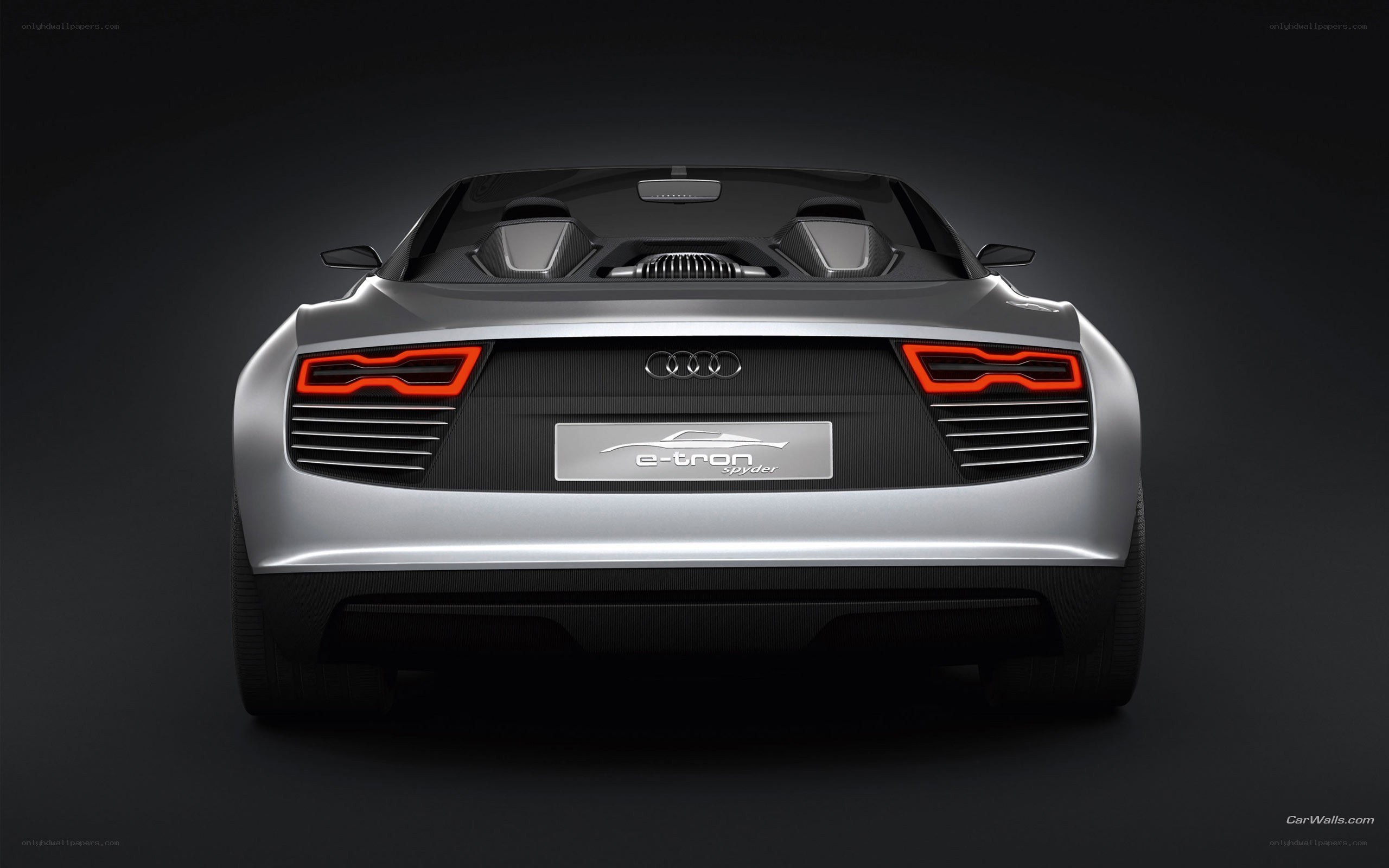 Audi e-tron Spyder rear view