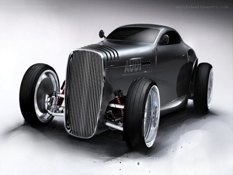Audi hot rod concept car