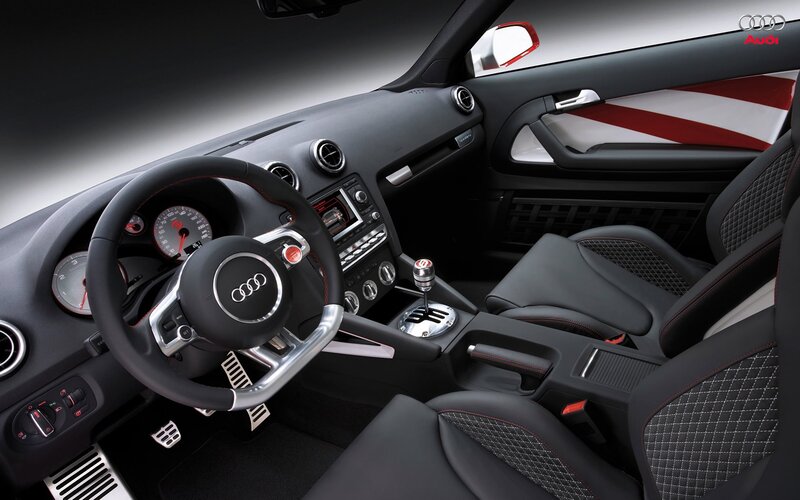 Audi interior cockpit view