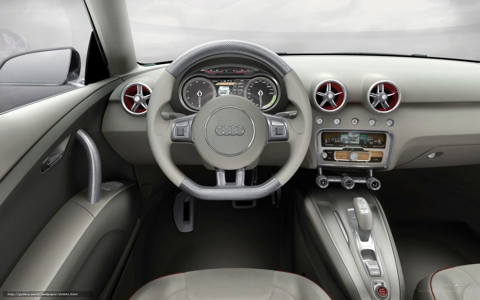 Audi interior dashboard