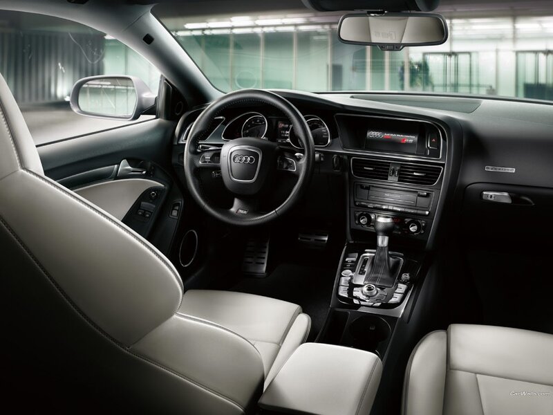 Audi interior dashboard view