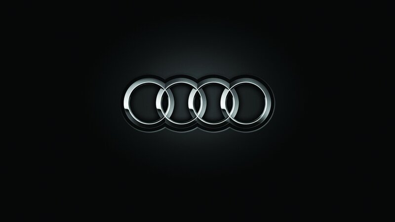 Audi Logo — Black, Minimalist