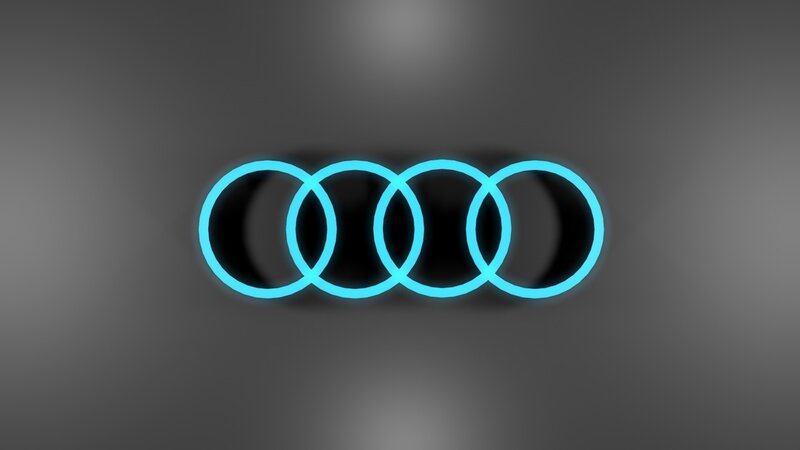 Audi Logo — Blue