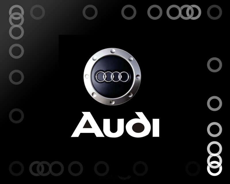 Audi Logo on Black