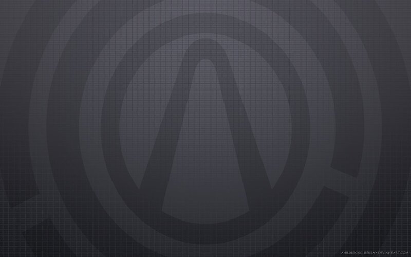 Audi Logo on Grid — Gray