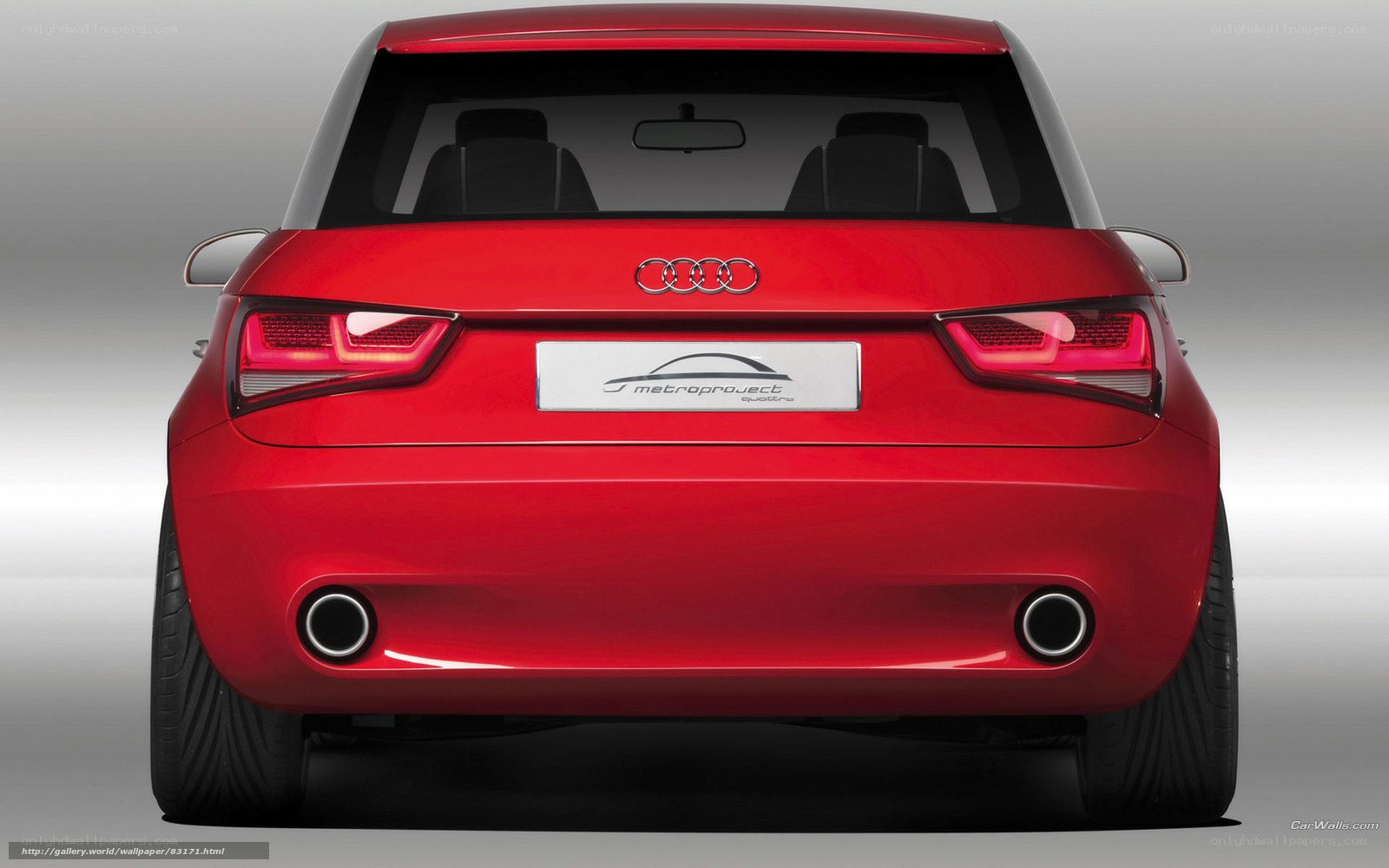 Audi Metroproject Quattro rear view