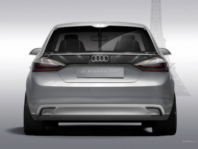 Audi Paris 08 Concept rear view