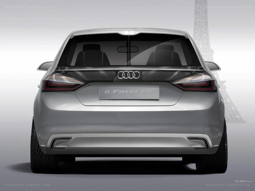 Audi Paris 08 Concept rear view