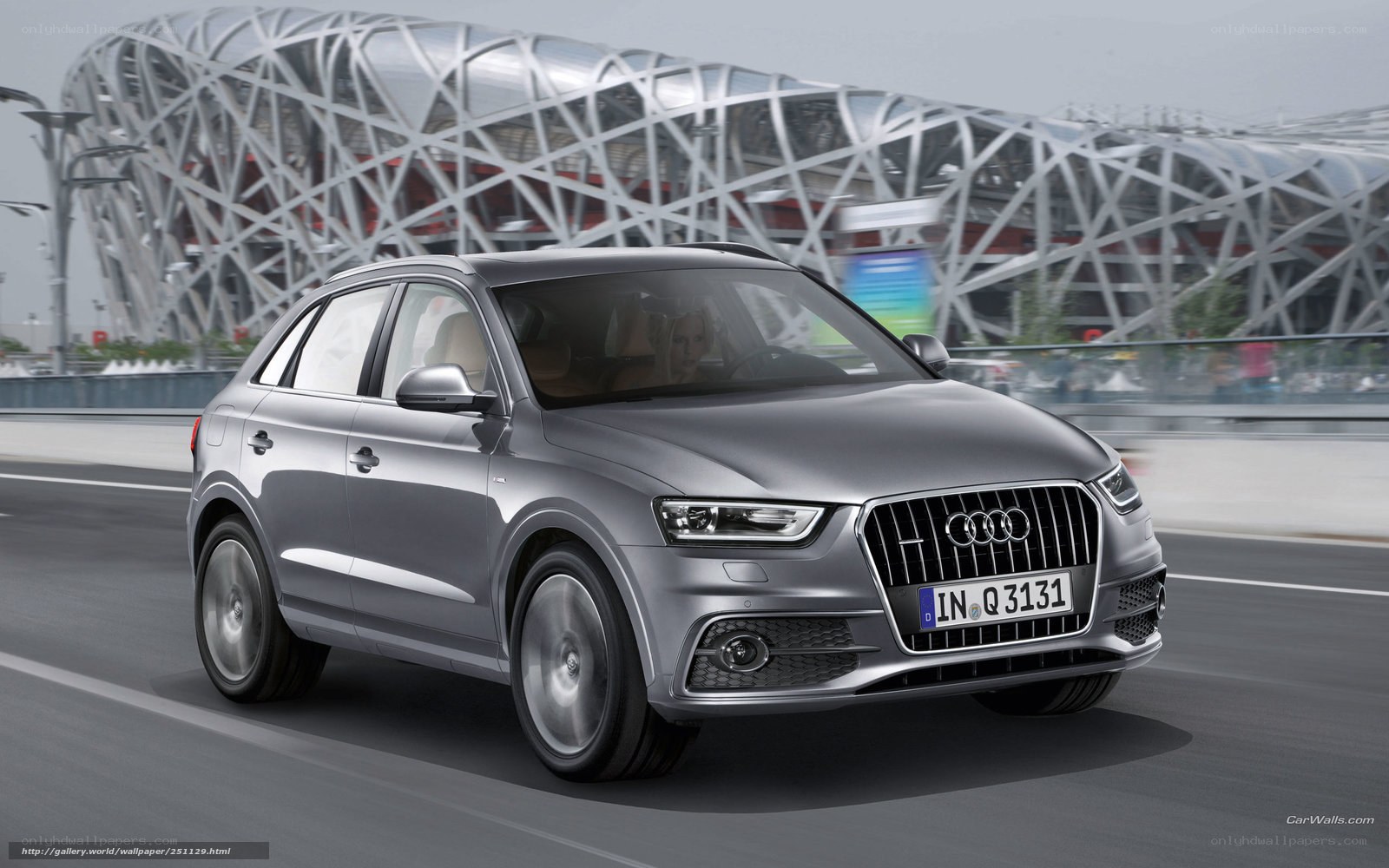 Audi Q3 in motion