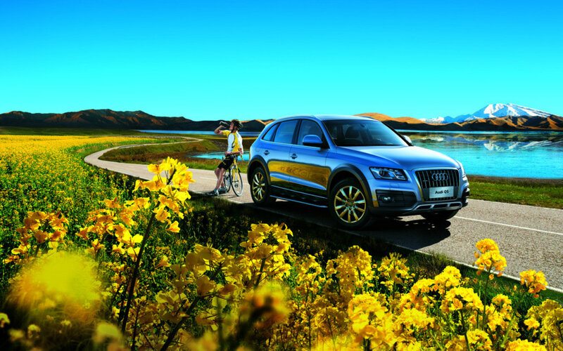 Audi Q5 on Road