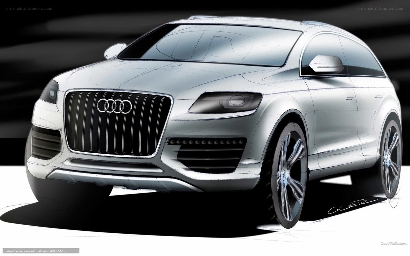 Audi Q7 concept sketch