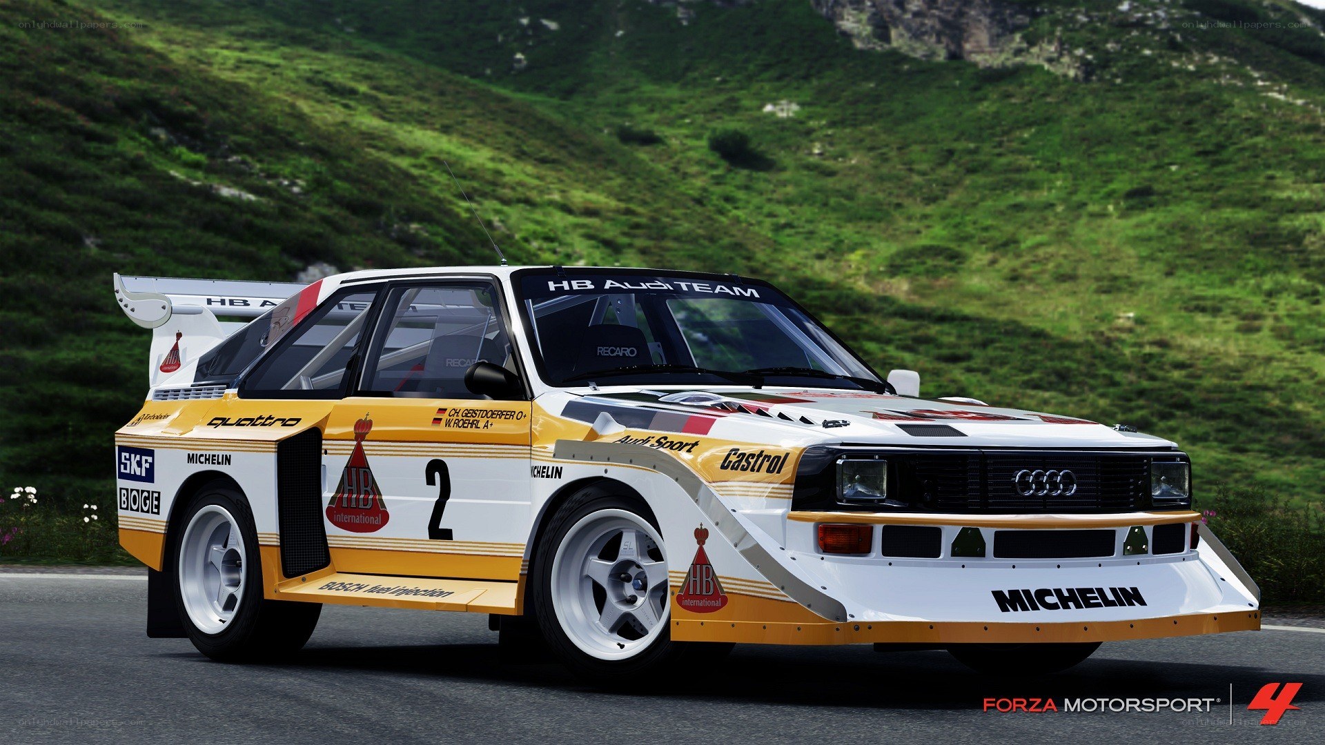 Audi Quattro rally car