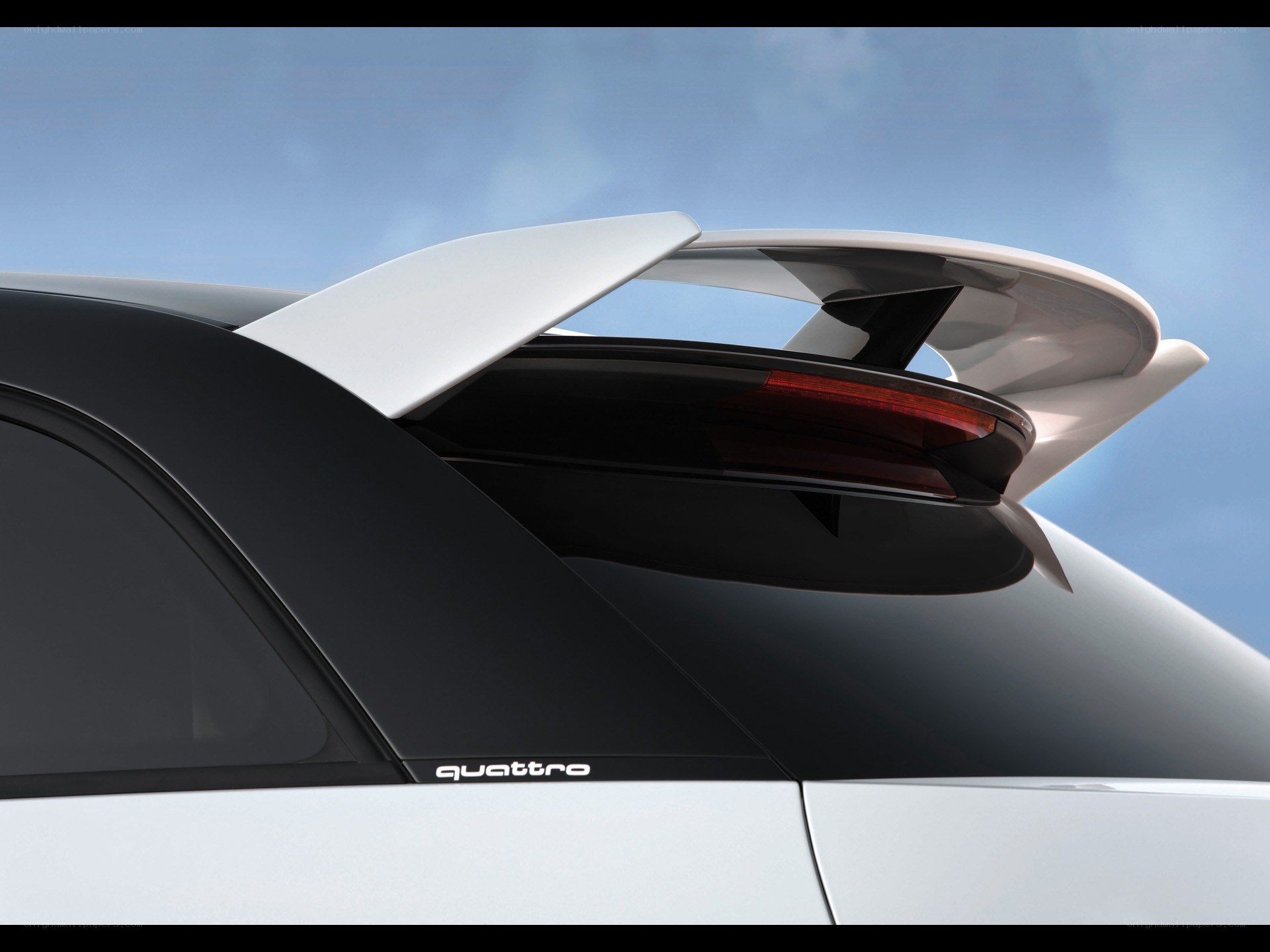 Audi quattro rear spoiler