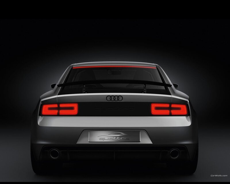 Audi quattro rear view