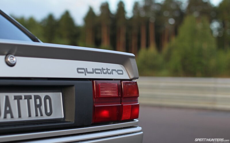 Audi Quattro rear view