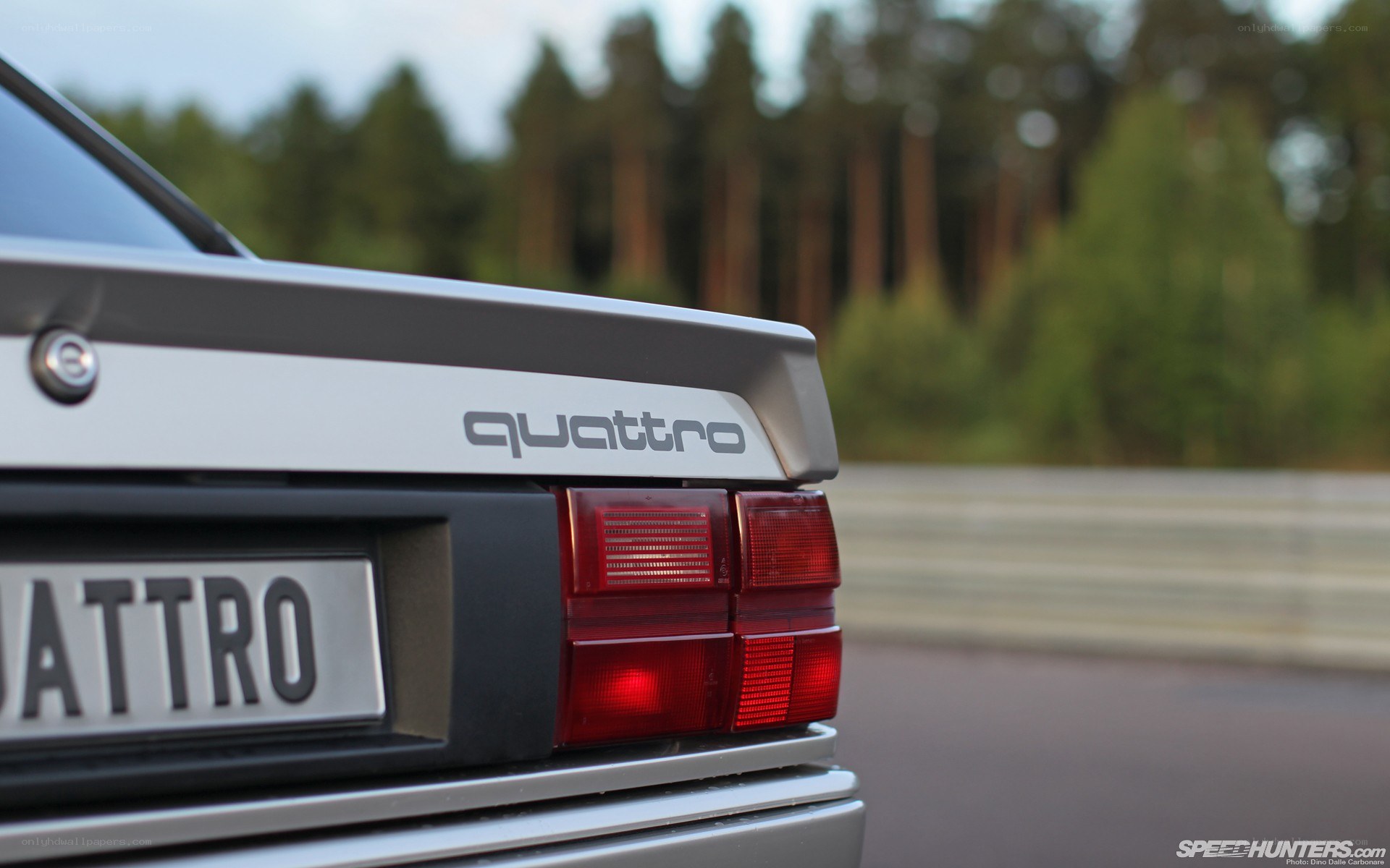 Audi Quattro rear view