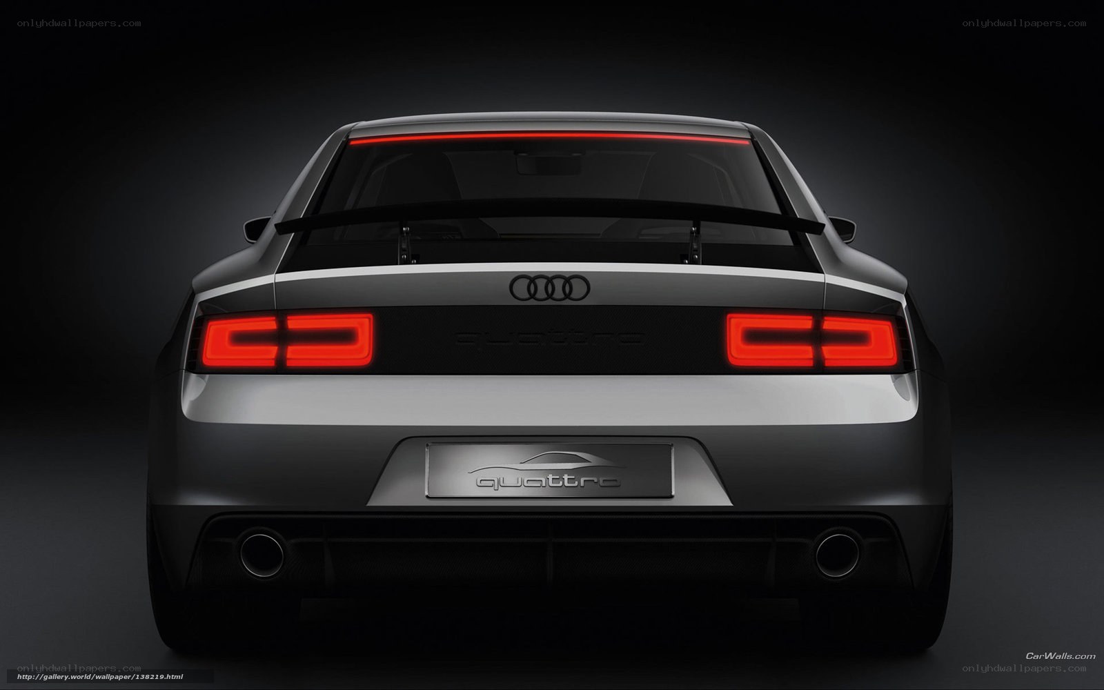 Audi Quattro rear view