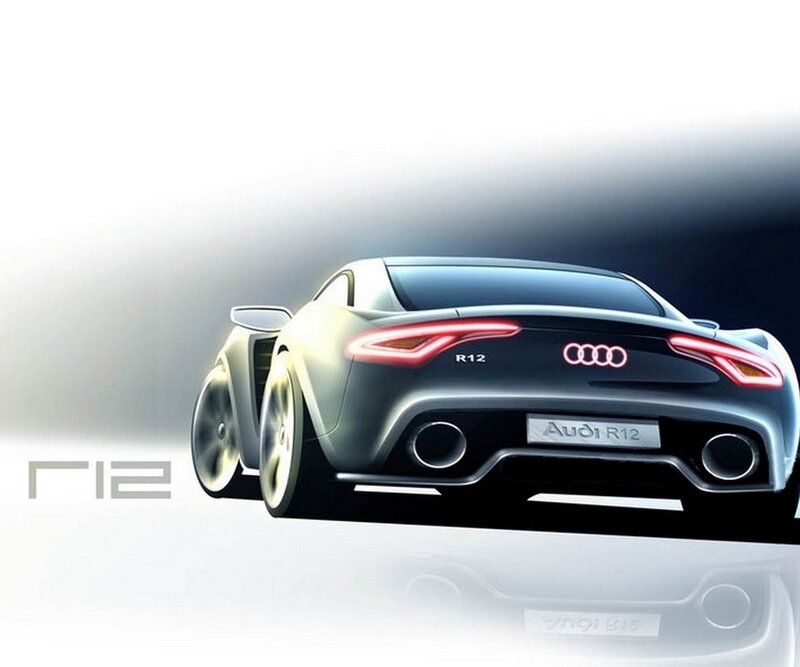 Audi R12 Concept Car — Black