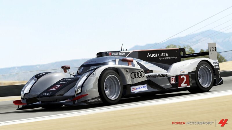 Audi R18 TDI race car