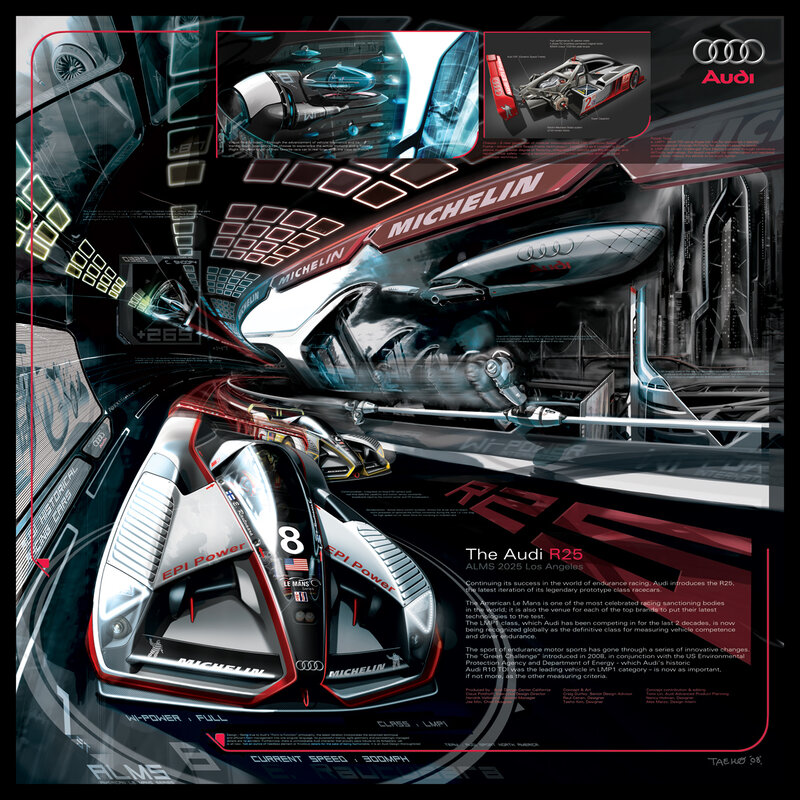 Audi R25 race car concept