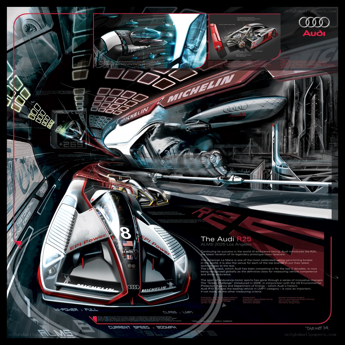 Audi R25 race car concept
