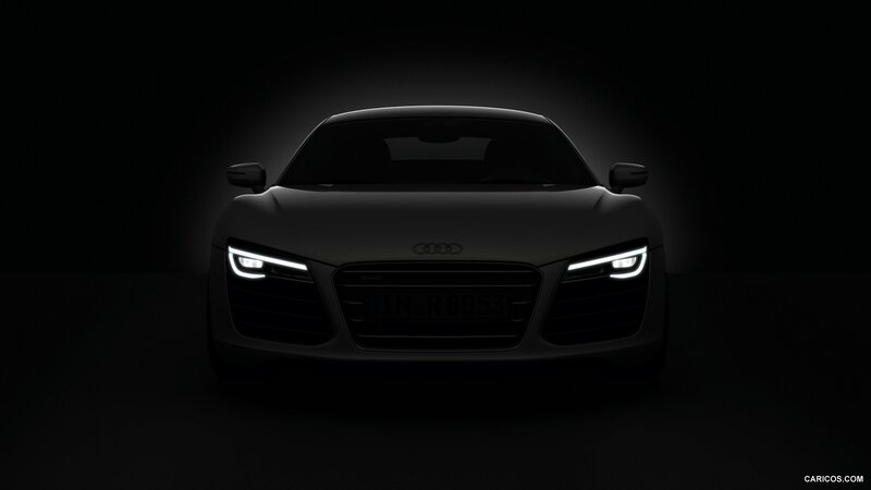 Audi R8 Car — Black, Dramatic, Night