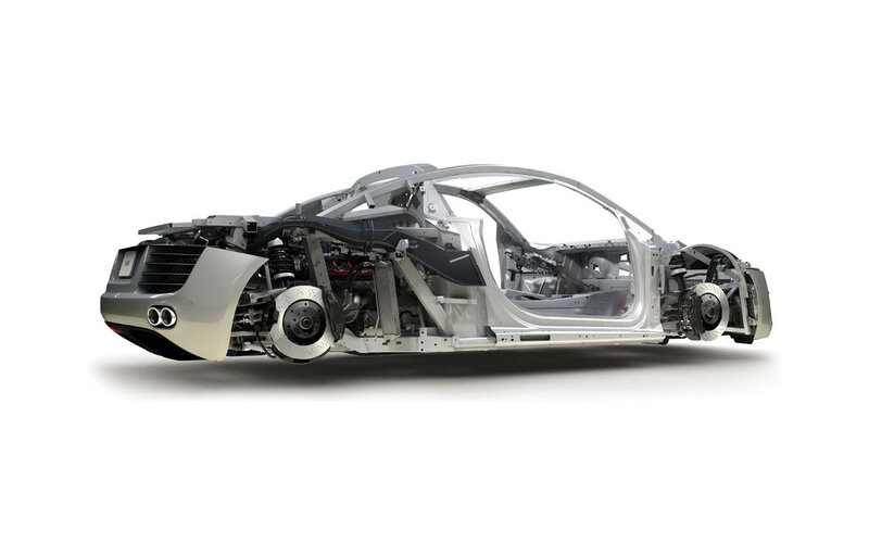 Audi R8 chassis structure