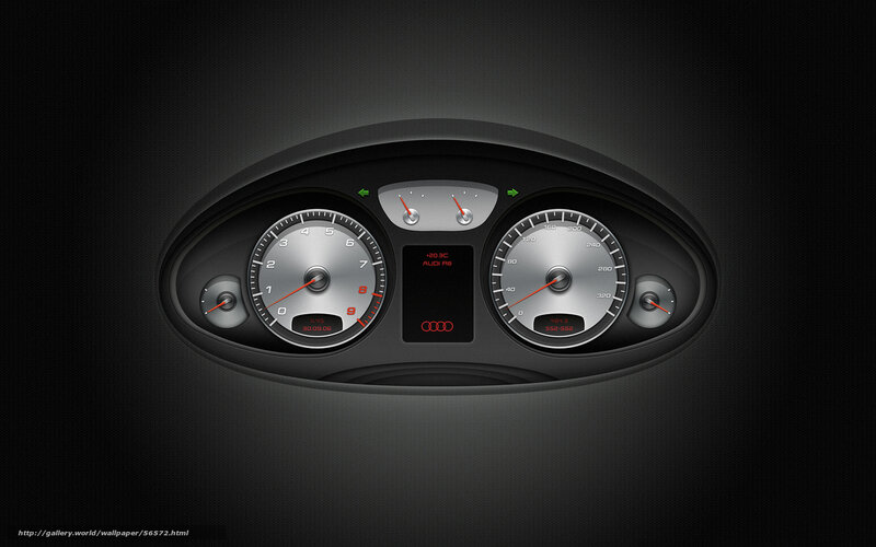 Audi R8 dashboard display
