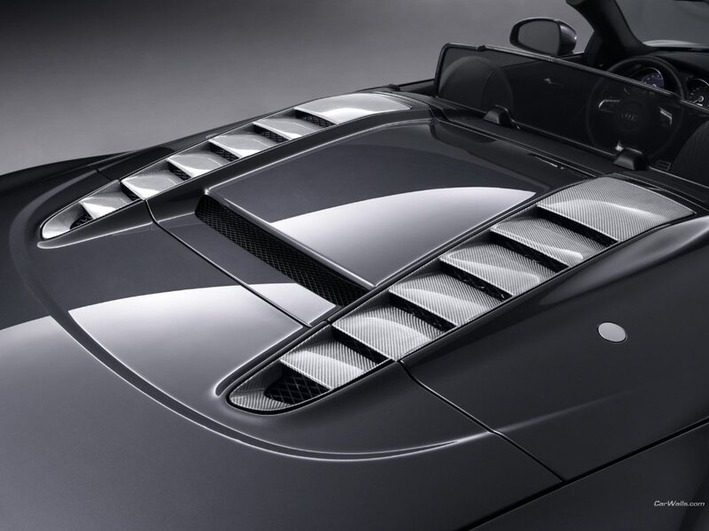 Audi R8 engine cover