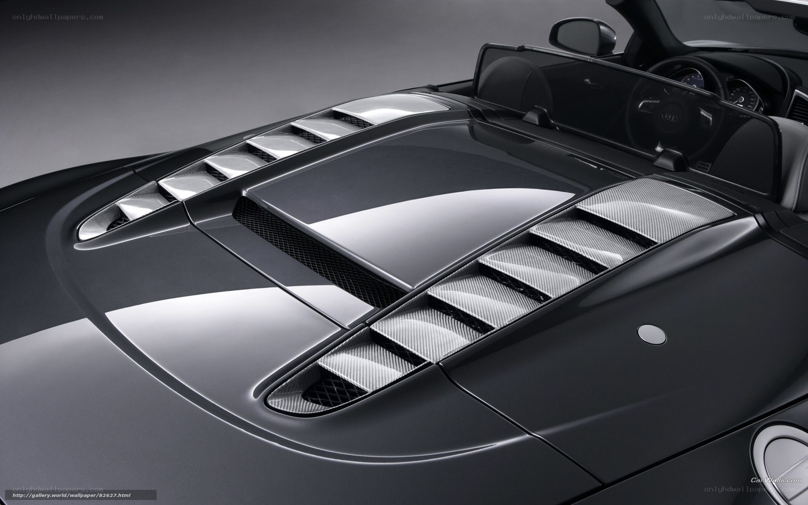 Audi R8 engine cover