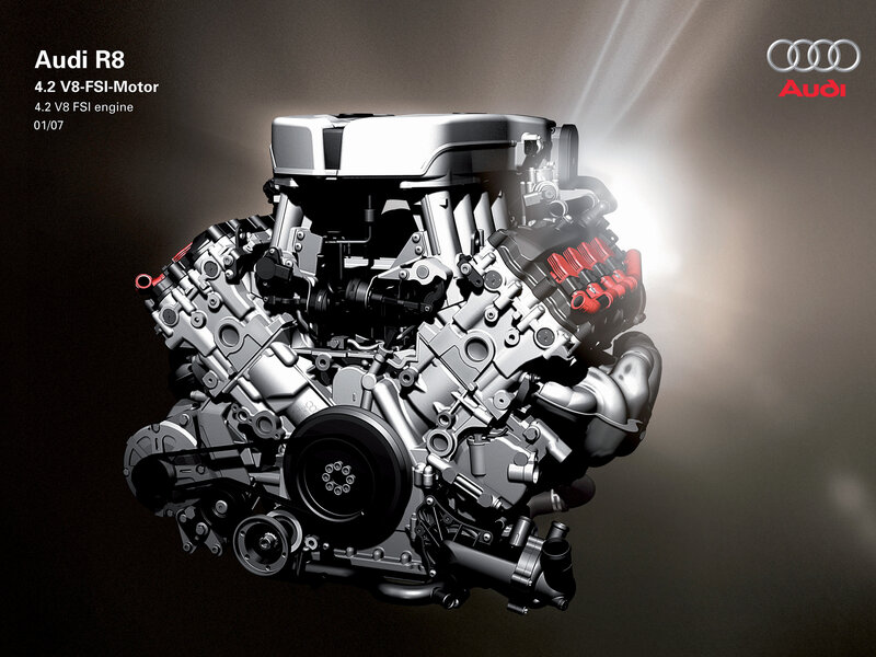 Audi R8 engine