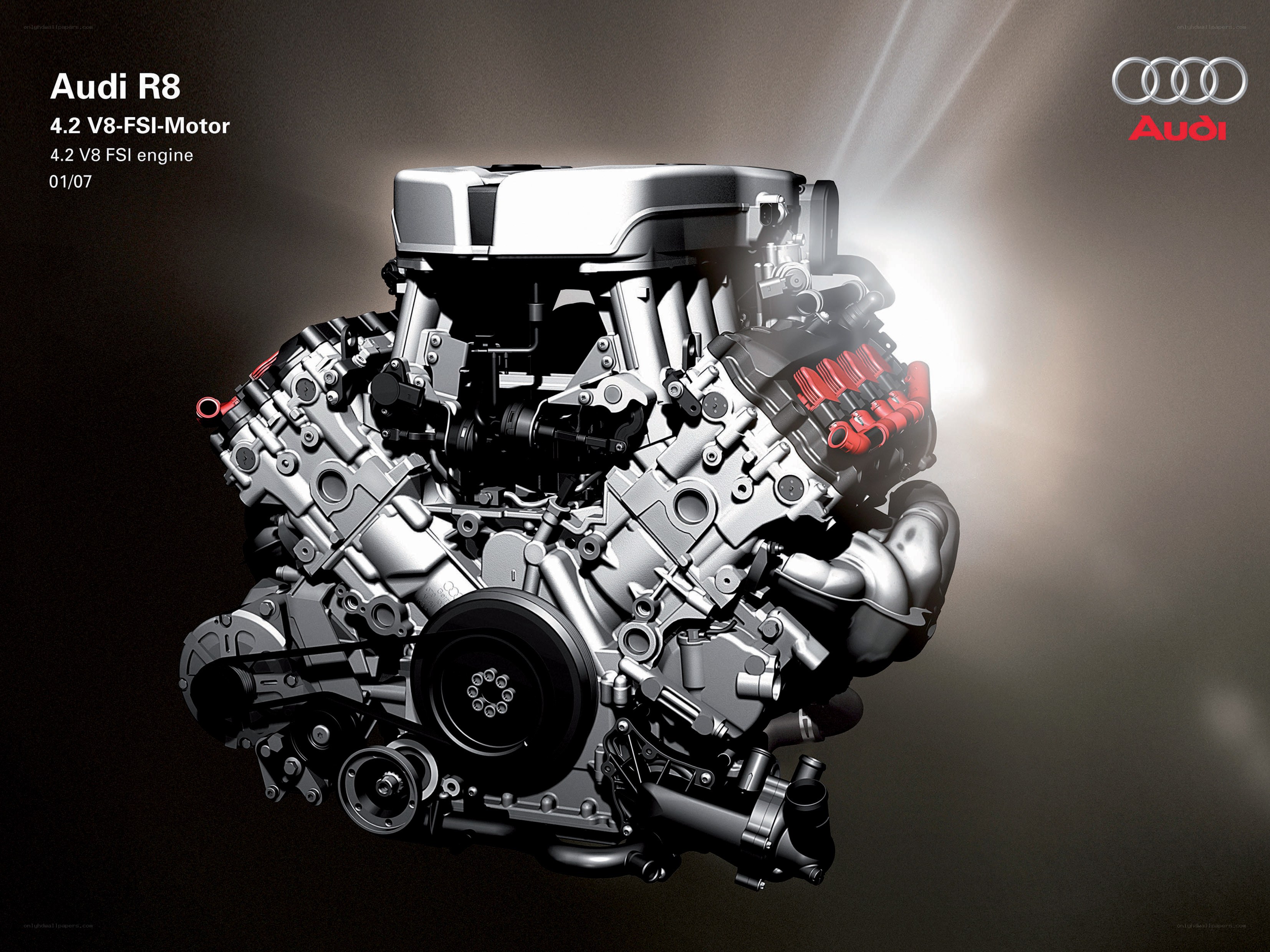 Audi R8 engine