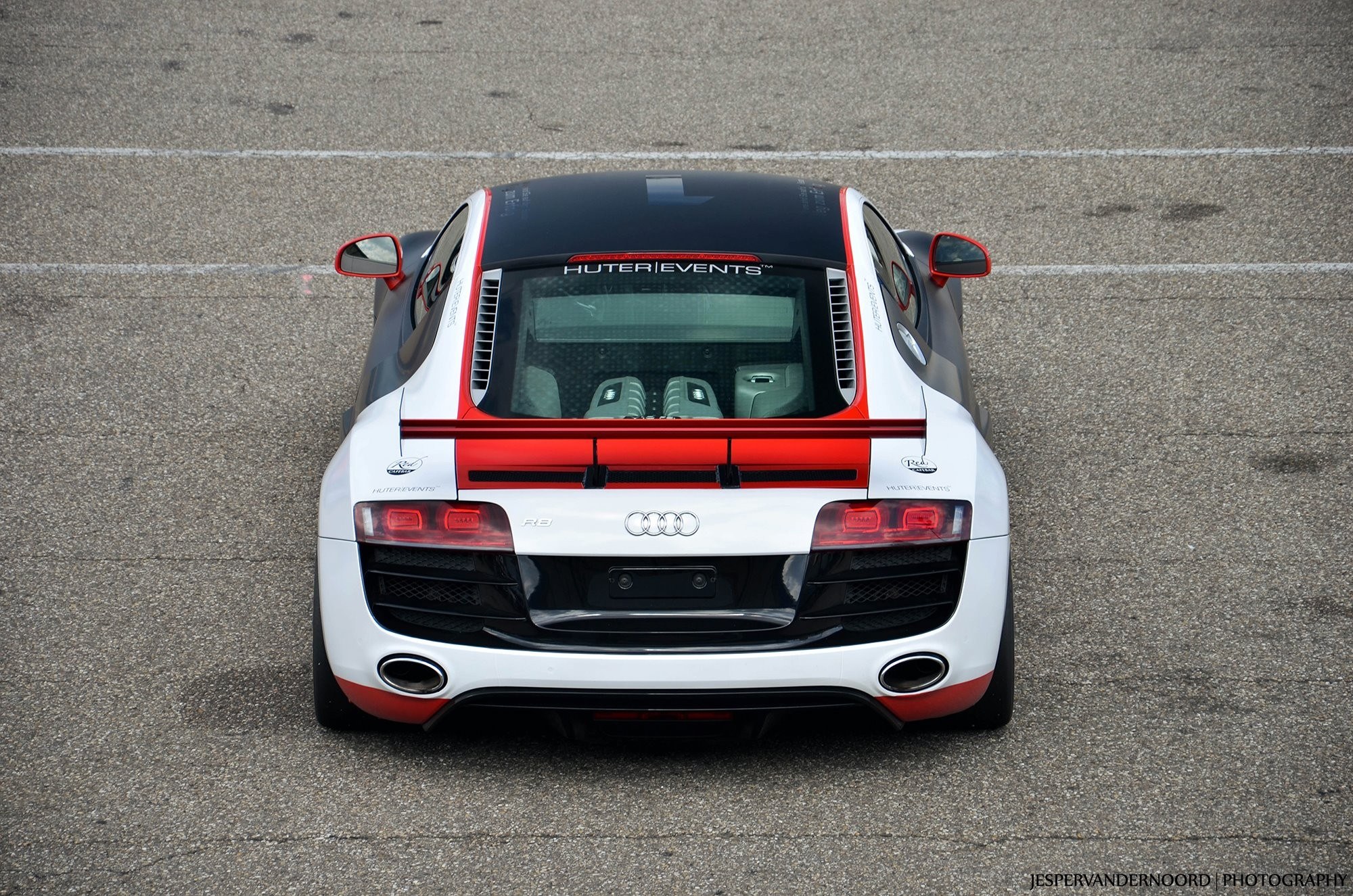Audi R8 from the rear