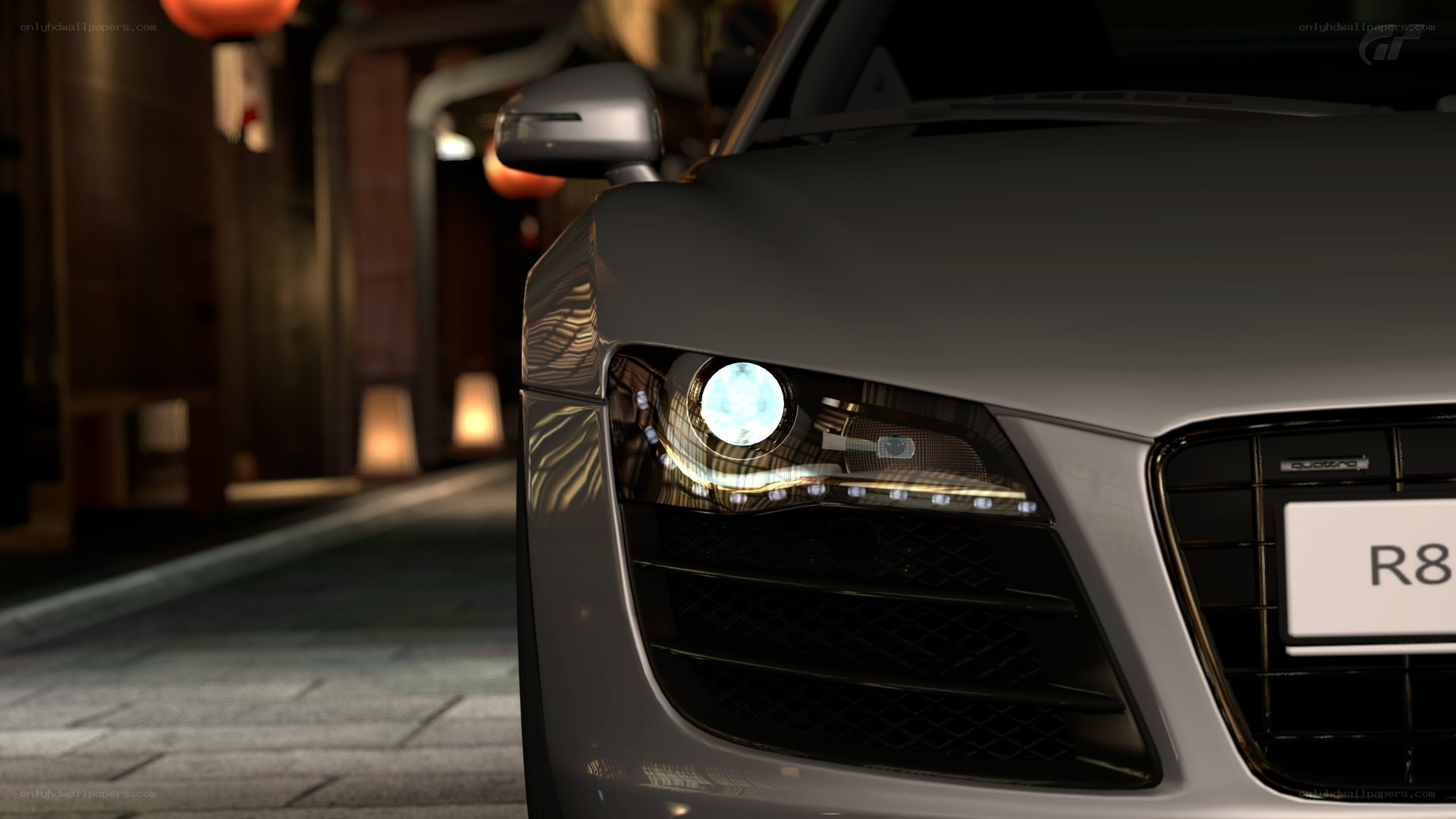 Audi R8 front view