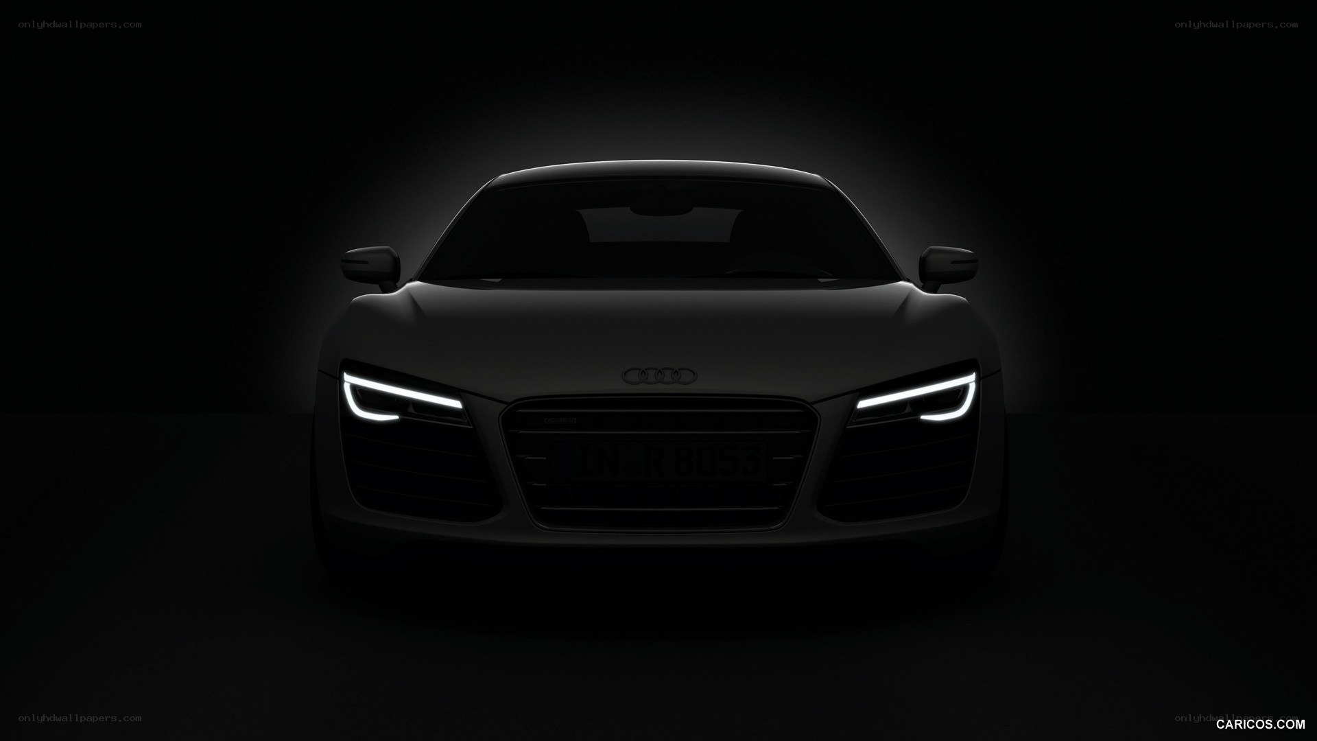 Audi R8 front view