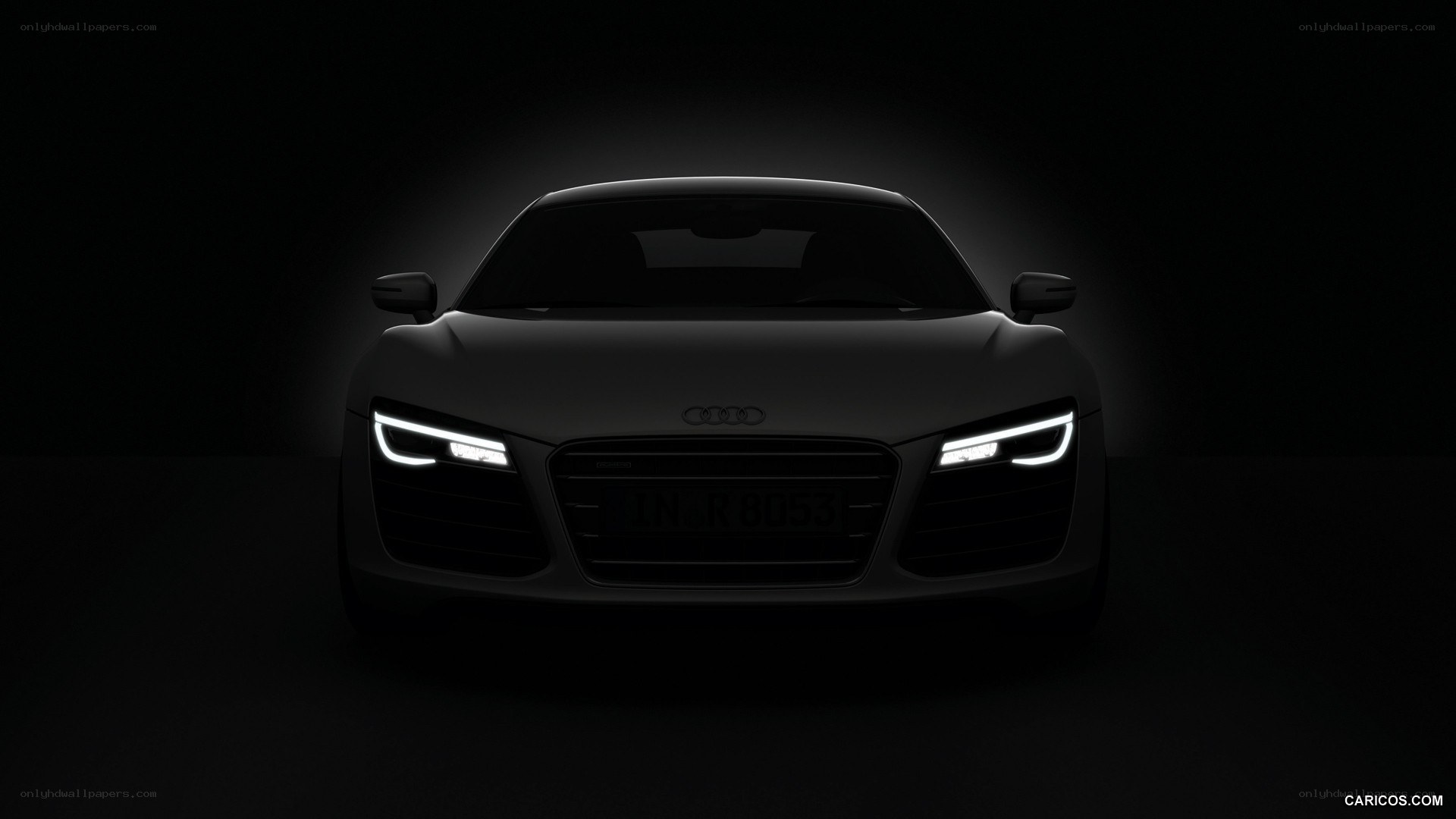 Audi R8 front view