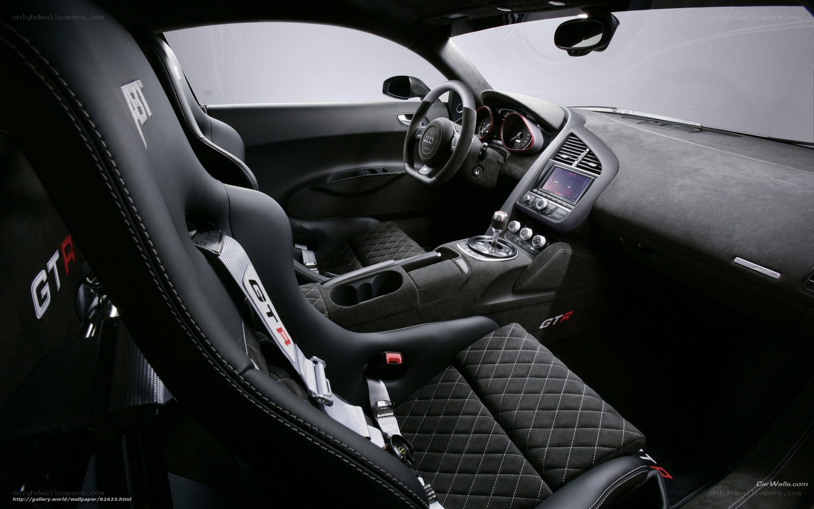 Audi R8 GTR interior