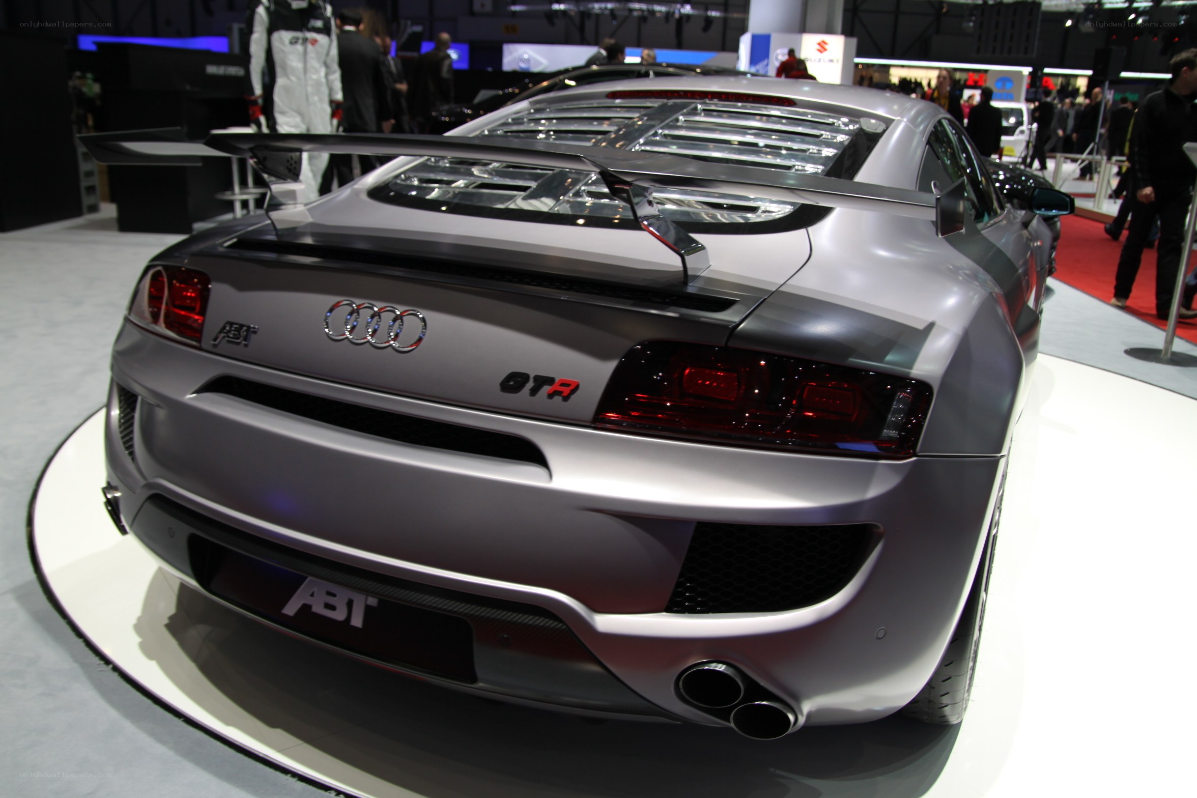 Audi R8 GTR on display
