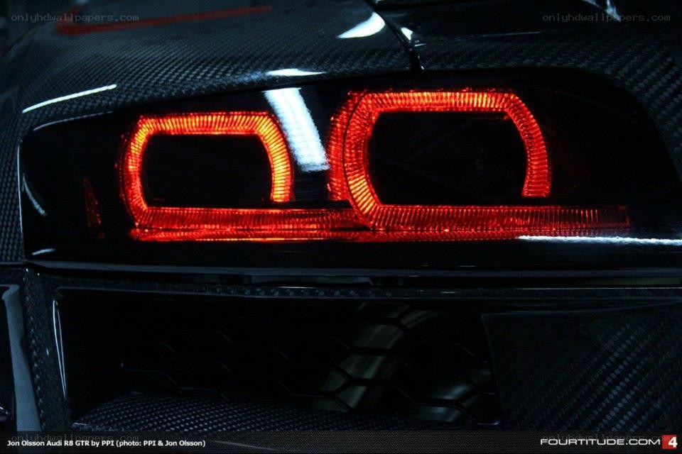 Audi R8 GTR rear lights