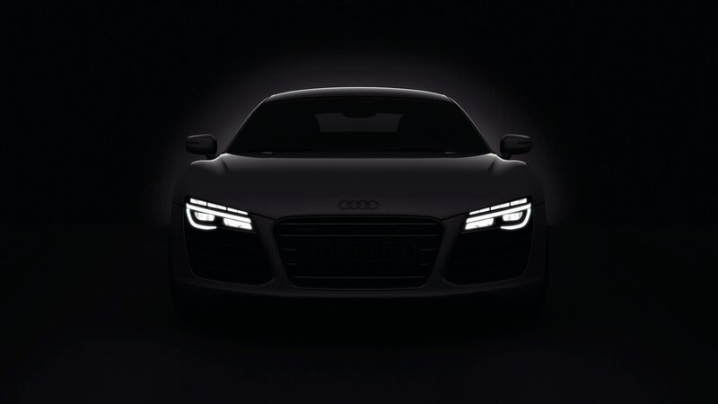 Audi R8 in darkness