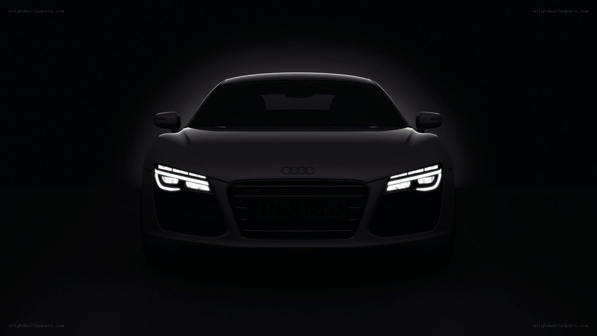 Audi R8 in darkness
